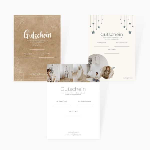 Gutschein zum Selbstausdrucken